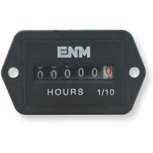 ENM T41E45 Hour Meter Electrical 2-hole Rectangular | AC2YVY 2PAR4