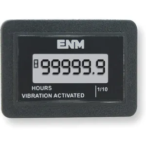 ENM T54D1 Hour Meter Lcd Flush Rectangular | AC2YWP 2PAU9