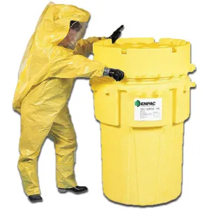 ENPAC 1180-YE Salvage Drum, 180 Gallon Spill Capacity, Yellow | AH3CKX 31DM30