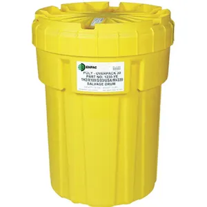 ENPAC 1230-YE Overpack / Salvage Drum, 30 Gallon Spill Capacity | AD9JYD 4TAJ1