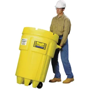 ENPAC 1397-YE-SD-GA Spill Kit, Wheeled, 61 Gallon Absorption Capacity, Universal | AD9JYL 4TAJ8