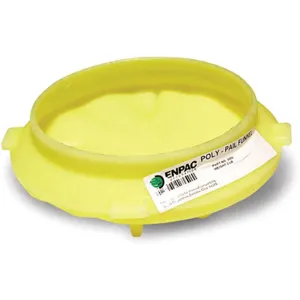 ENPAC 3005-YE Safety Pail Funnel, 9-1/4 Inch Diameter | AC9RPU 3JJW3