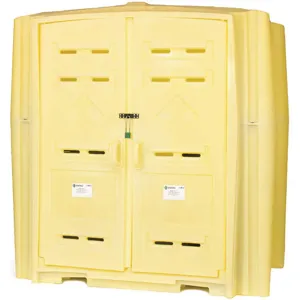 ENPAC 4010-YE Covered Drum Spill Containment Hut, 94 Inch Height | AD7NQZ 4FPE9