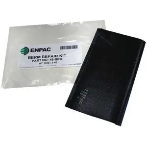 ENPAC 48-BRK Spill Berm Kit, 8 Inch Length, 11 Inch Width, 0.1 Inch Height, Black | AH3CJR 31DL53