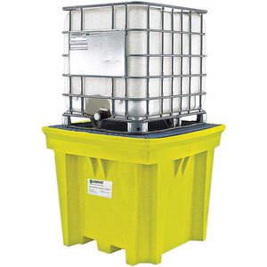 ENPAC 5460-YE IBC Containment Unit, 275 Gallon Spill Capacity,Yellow, HDPE | AH3CKN 31DM15
