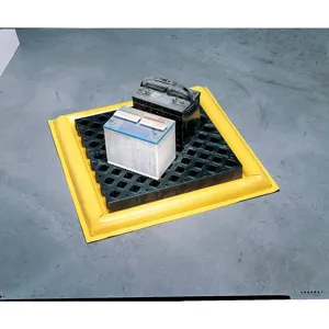 ENPAC 5600-YE Poly-Spillpad, With Grate, 2 x2 Feet Size | AD2DNP 3NJL4