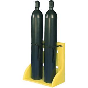 ENPAC 7212-YE Zylinderständer, 2 Zylinder, 11-1/2 Zoll Durchmesser, HDPE | AG2BKC 31DL88