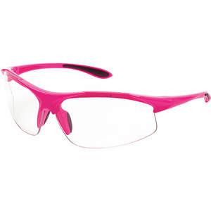 ERB SAFETY 18618 Safety Glasses Clear Hard Coat Wraparound | AB6UUZ 22FF64
