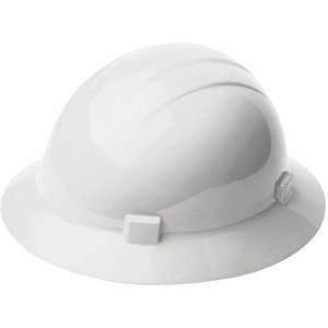 ERB SAFETY 19221 Hard Hat Full Brim White 4-pt.ratchet | AD4GUK 41N893