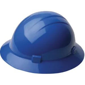 ERB SAFETY 19226 Hard Hat Full Brim Blue 4-pt.ratchet | AD4GUM 41N895