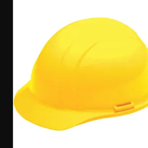 ERB SAFETY 19362 Hard Hat Front Brim Yellow 4-pt.ratchet | AD4GUE 41N888