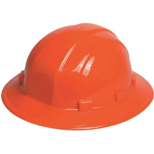 ERB SAFETY 19503 Hard Hat Full Brim Orange 6-pt.slide-lock | AD4GUZ 41N909