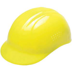 ERB SAFETY 67 Vented Bump Cap Hi-Visibility Yellow Pinlock | AG4PAV 34KW52