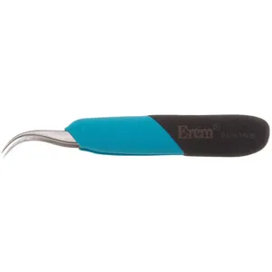 EREM E7SA Esd Ergo Tweezer Curved 4 3/4 In | AE3QHC 5EPT8