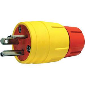 ERICSON 1516-PW6P-AM Plug Industrial 6-20P 20A 250VAC Yellow | AH9NHG 40LM93