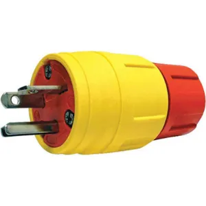 ERICSON 1516-PW6P-AM Plug Industrial 6-20P 20A 250VAC Yellow | AH9NHG 40LM93