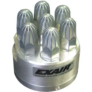 EXAIR 1111-7 Nozzle 2-3/4 Inch Length 98scfm 1/2 Inch (F)NPT Zinc/Aluminium | AH6XGK 36JP42