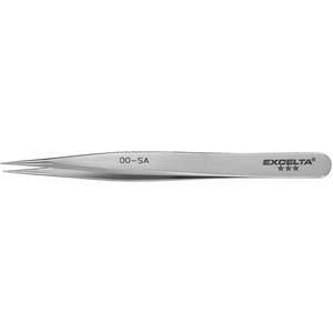 EXCELTA 00-SA Tweezer Strong 4-1/2 Inch Length Stainless Steel | AG2XQJ 32NE80
