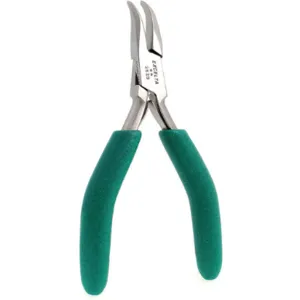 EXCELTA 2629 Bent Long Nose Plier 4-3/4 Inch Smooth | AH3KPY 32NE96