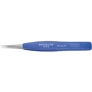 EXCELTA AA-SA-ET Tweezer Fine 5-1/2 Inch Length Stainless Steel | AG2XQG 32NE78