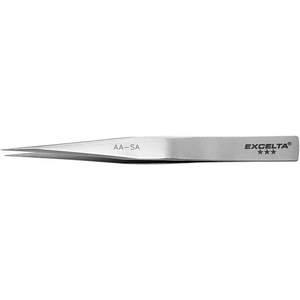 EXCELTA AA-SA Tweezer Fine 5 Inch Length Stainless Steel 1/64 In Tip | AG2XQF 32NE77