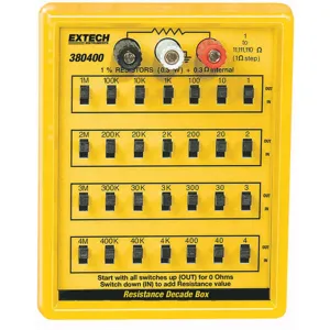 EXTECH 380400 Resistance Decade Box 7 Decades | AH9LYY 40JZ72