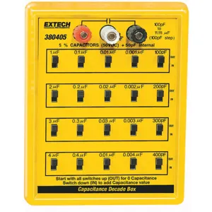 EXTECH 380405 Capacitance Decade Box 5 Decades | AH9LYZ 40JZ73