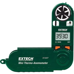 EXTECH 45168CP Mini Thermo Anemometer With Compass | AH9LDZ 40GR97