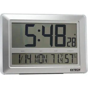 EXTECH CTH10 Clock Digital Hygrometer 23 To 122 F | AC2CRN 2HPF5