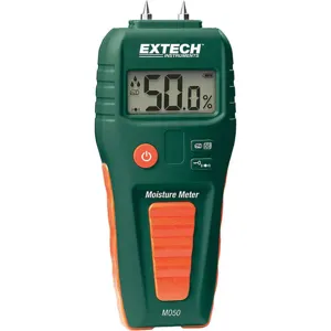 EXTECH MO50 Moisture Meter LCD 9V | AH9LEC 40GT02