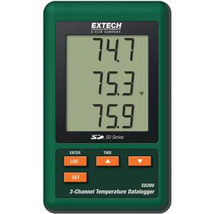 EXTECH SD200-NIST 3-channel Temperature Datalogger | AF2CYC 6RGN8