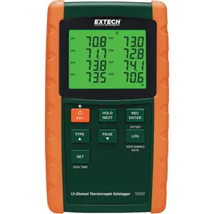 EXTECH TM500 Thermocouple Datalogger 12 Channels | AF9NRF 30JZ53