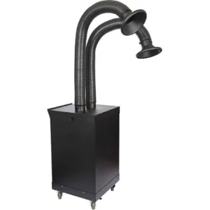 EXTRACT-ALL SP-800-DA Fume Extractor, Dual Arm, Black | AH6HNJ 35ZW99