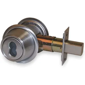 FALCON LOCK D131BD SFIC 626 Deadbolt Hd Satin Chrome Sfic Not Included | AC7BDY 36Z111