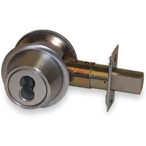 FALCON LOCK D141BD SFIC 626 Deadbolt Hd Satin Chrome Sfic Not Included | AC7BEA 36Z114