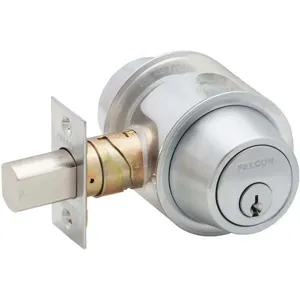 FALCON LOCK D231CP6 C-KWY 626 Deadbolt Hd Satin Chrome Sfic Not Included | AC7BEH 36Z128