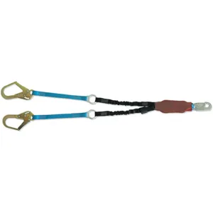 FALLSTOP CA226H/R Lanyard 2 Leg Polyester Blue/black | AA8PZM 19L003