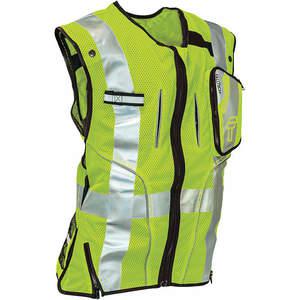FALLTECH G5050SM Construction Safety Vest Lime S/m | AF7CDK 20UM32