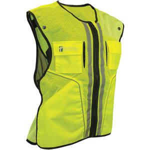 FALLTECH G5051SM Construction Safety Vest Lime S/m | AF7CDR 20UM38