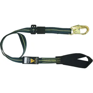 FALLTECH G8209AF Restraint Lanyard 6 Feet Kevlar(R) Yellow | AH6YTA 36MF82