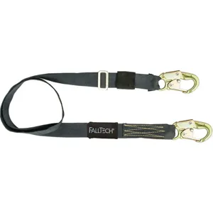 FALLTECH G8209WT Restraint Lanyard 6 Feet Kevlar(R) Black | AH6YTC 36MF84