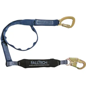 FALLTECH G8241 Lanyard 1 Leg Polyester Blue | AG6RAF 45J071