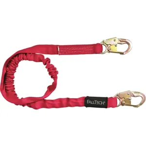 FALLTECH G8247 Lanyard 1 Leg Polyester Red | AG6RAG 45J073