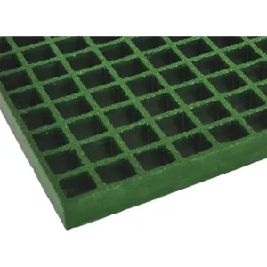 FIBERGRATE 878920 Grating Molded 1.5 Inch 4 x 8 Feet Square Mesh Green | AD6UVP 4ATU2