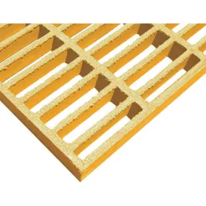 FIBERGRATE 878834 Fiberglass Grating 48 x 48 Inch Yellow - Pack Of 2 | AA7XZK 16U509