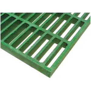 FIBERGRATE 878850 Grating Molded 1 Internal 5 x 3 Feet Rec Mesh Green | AD6UVG 4ATT4