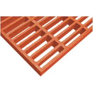 FIBERGRATE 878856 Fiberglass Grating 36 x 60 Inch Orange - Pack Of 2 | AA7XYN 16U488