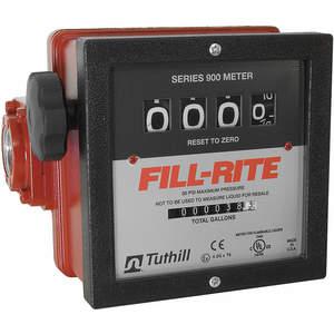 FILLRITE 901C Liquid Mechanical Flowmeter, 1 Inch FNPT Connection | AH9KGR 3XNL1