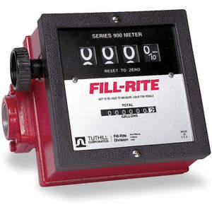 FILLRITE 901C1.5 Liquid Mechanical Flowmeter, 1-1/2 Inch MNPT Connection | AD9GBE 4RP92
