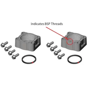 FILLRITE KIT900PF1.5B Meter/Flange Kit 1-1/2 Inch BSPT Nickel | AG9DXF 19NL01